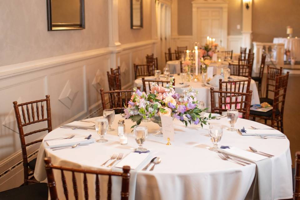 Spring Wedding Reception