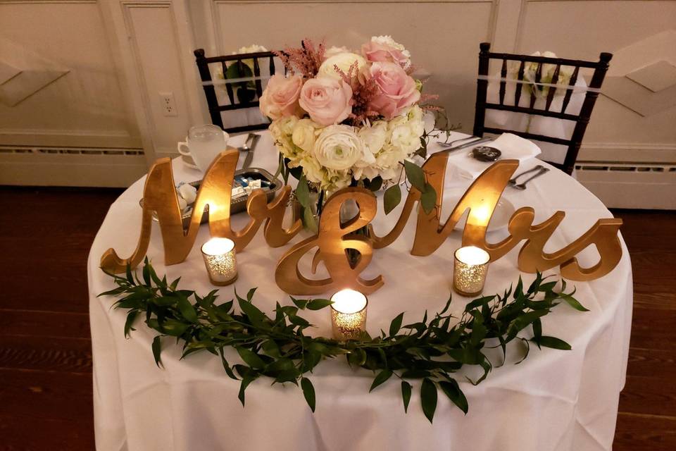 Sweetheart Table