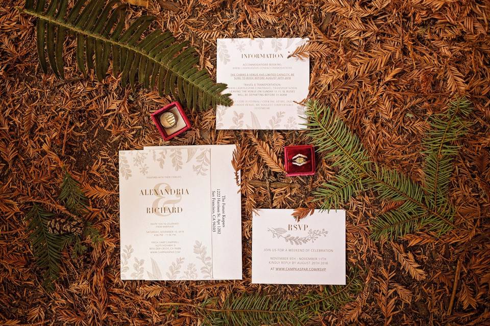 Wedding invitations