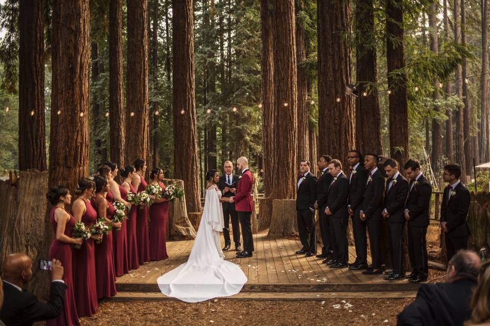 Outdoor ceremony