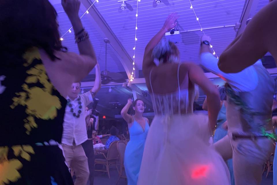 Bride on the dance floor!