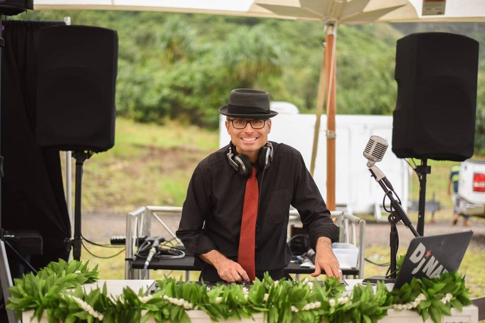 DJ Nate at Kualoa Ranch