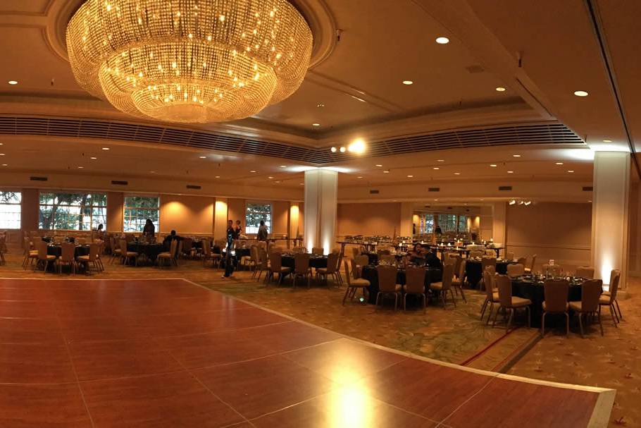 Hilton ballroom looking crisp