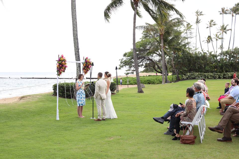 Ceremony sound at The Kahala