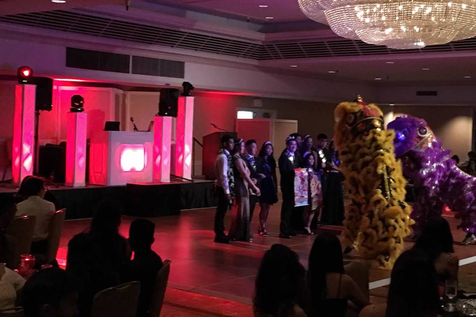 Lion dance in Waikiki