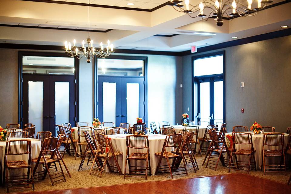 Wedding reception area