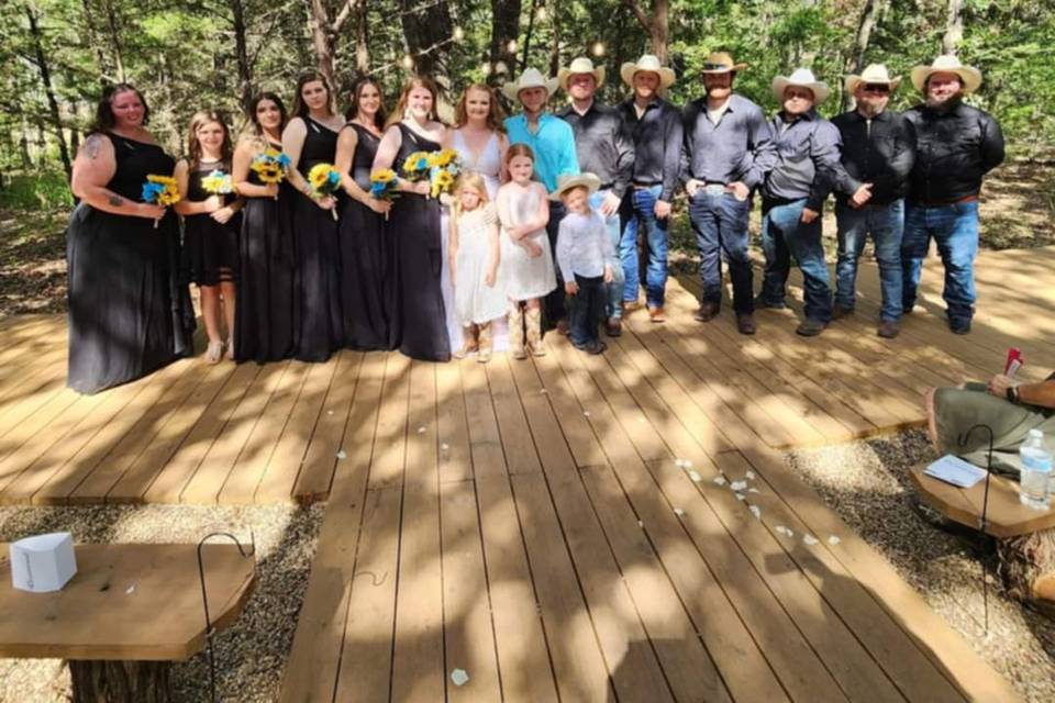 Huckabee Wedding Party