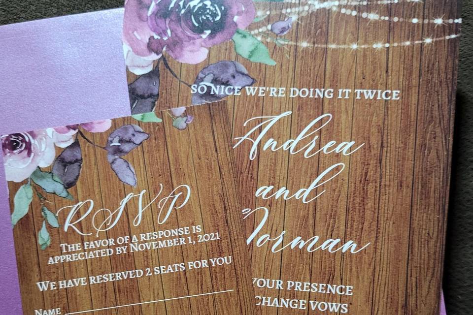 Rustic Themed Wedding