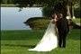 A beautiful outdoor tented wedding... the bridal party awaiting their grand entrance