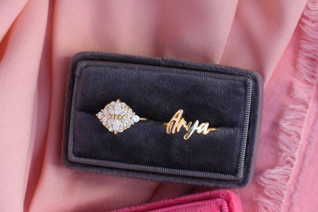 Personalized diamond rings