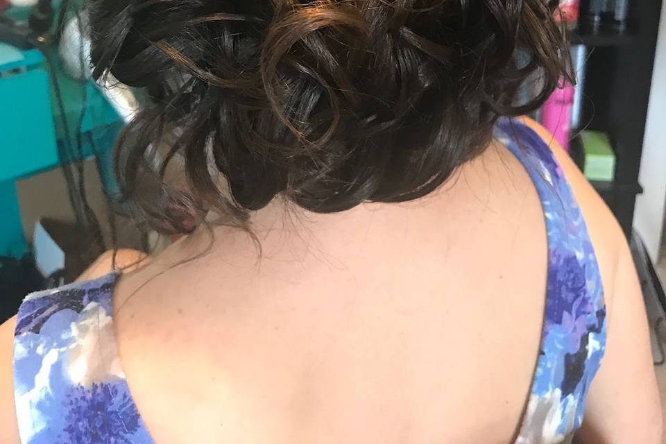Loose updo