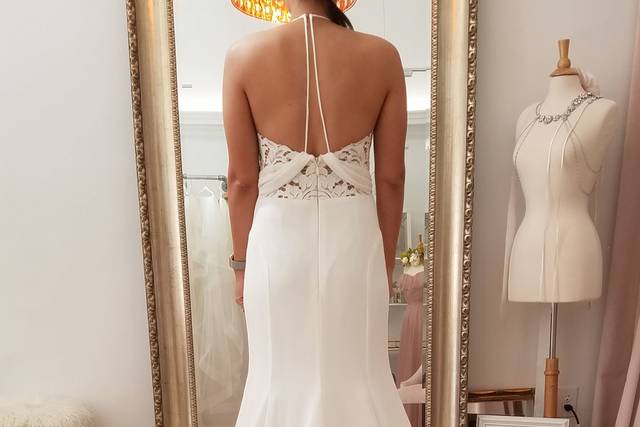 Back details of the dress