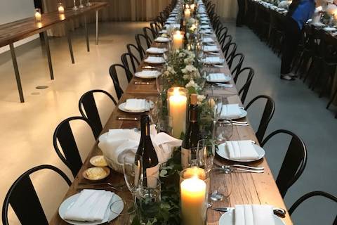 Natural table setting