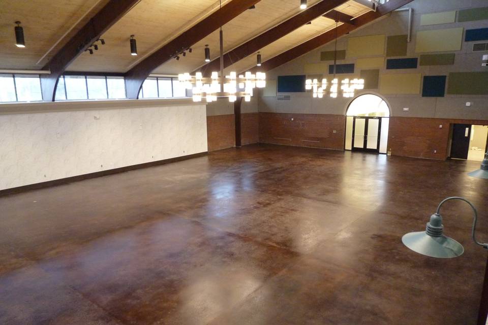 Main floor facing west