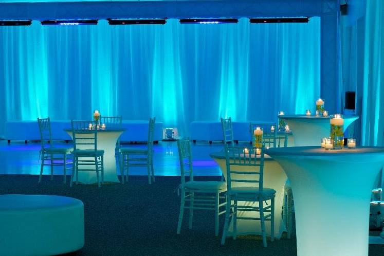Tables and chairs