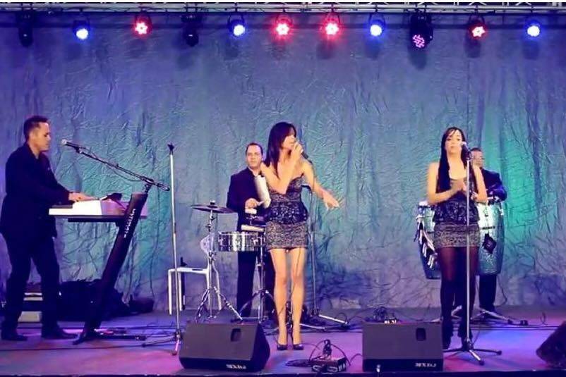 Band performing