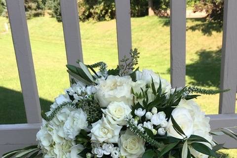 Classic white blooms