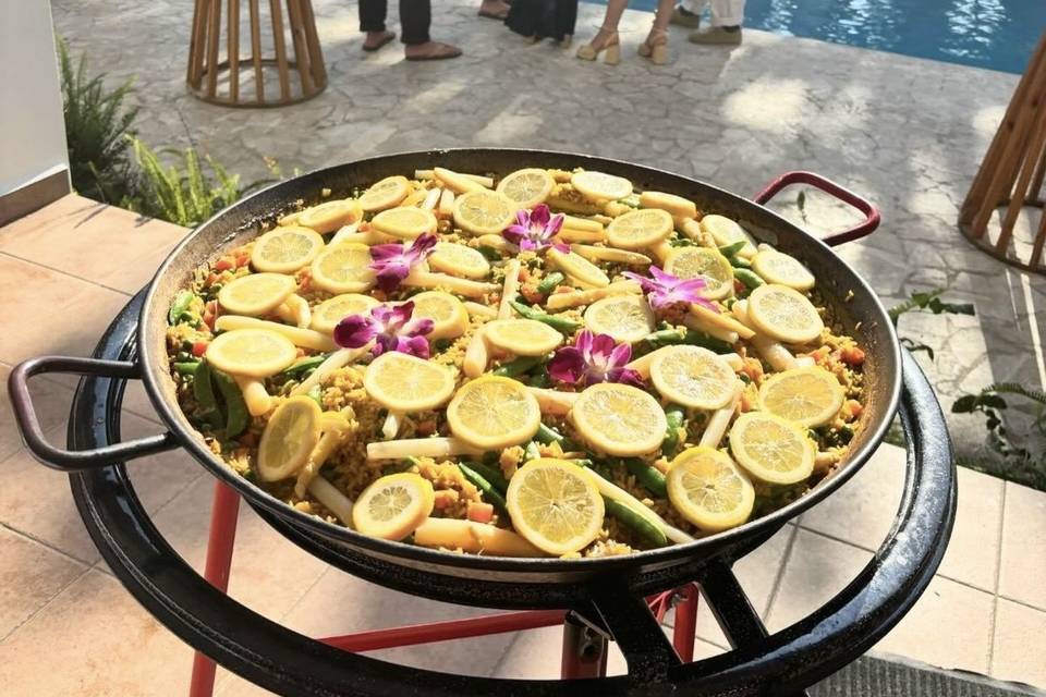 Vegan paella