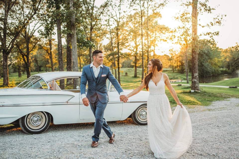 Beautiful Couple and Sunset