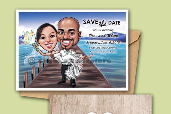 Outdoor wedding invite