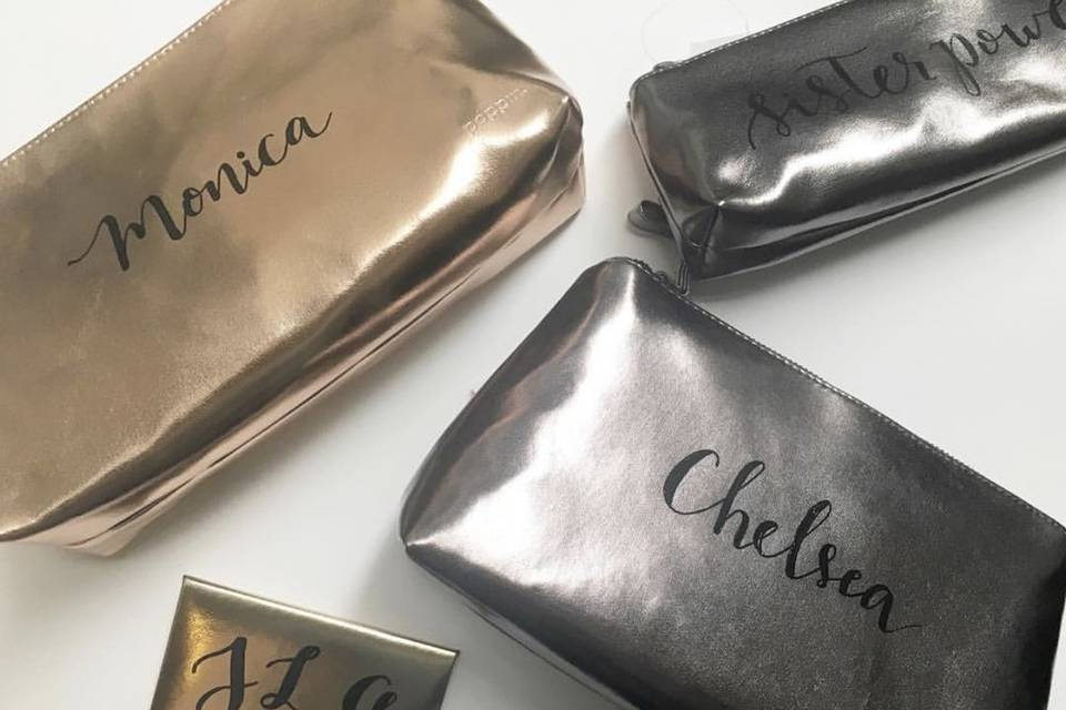 Calligraphy on gifts