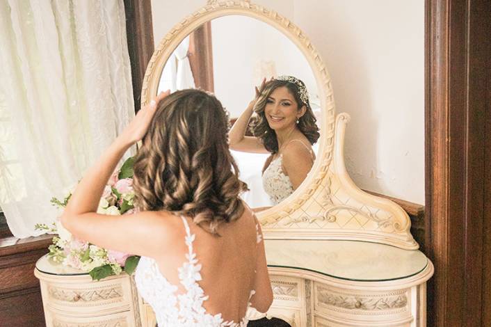 Bride Getting Ready