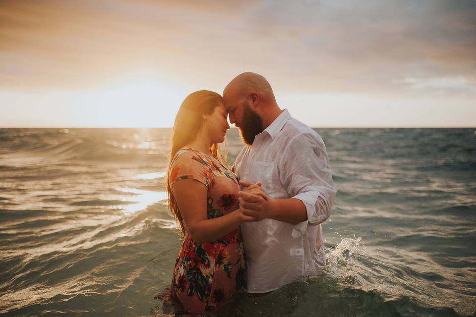 One of our engagement photo sessions in Anna Maria Island!