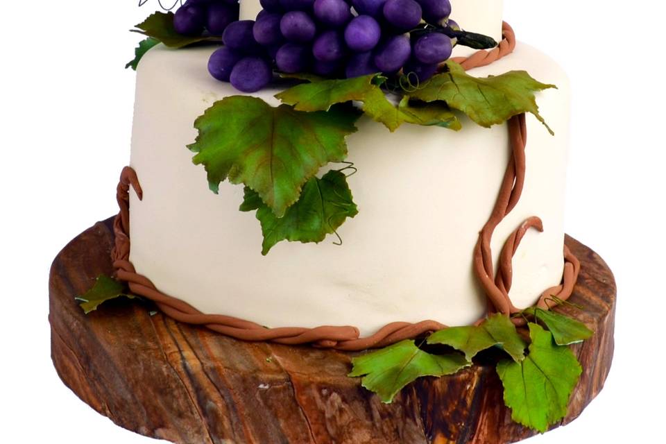 Grapevine Wedding Cake