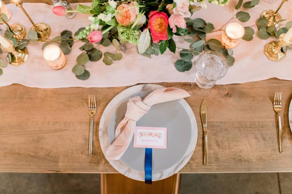 Layered Place Cards