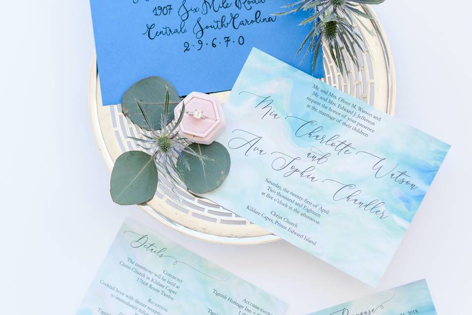 Watercolor Invitation