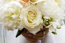 White wedding bouquet