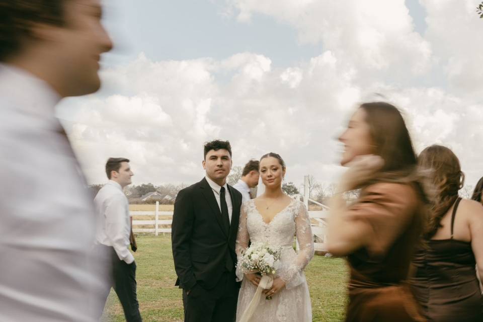 Couple standing together