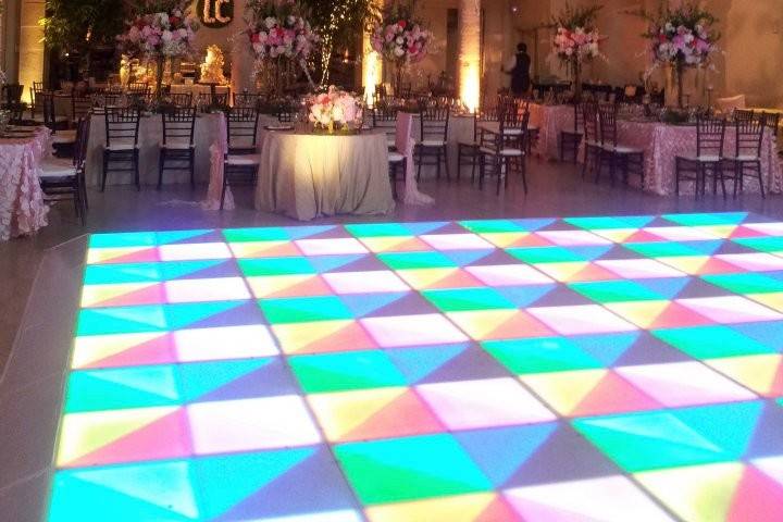 Fun dance floor