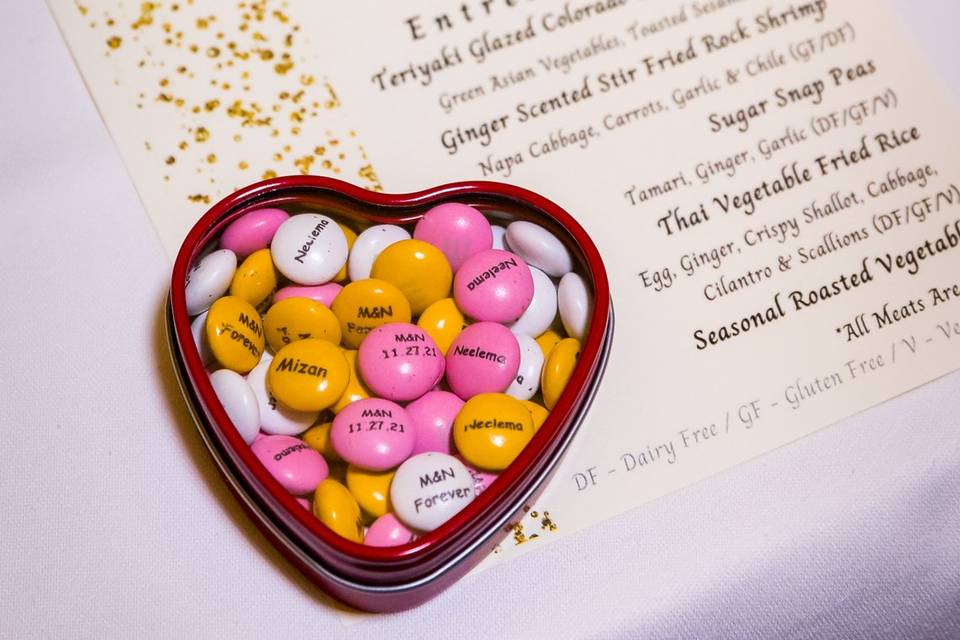 Personalized gift favor