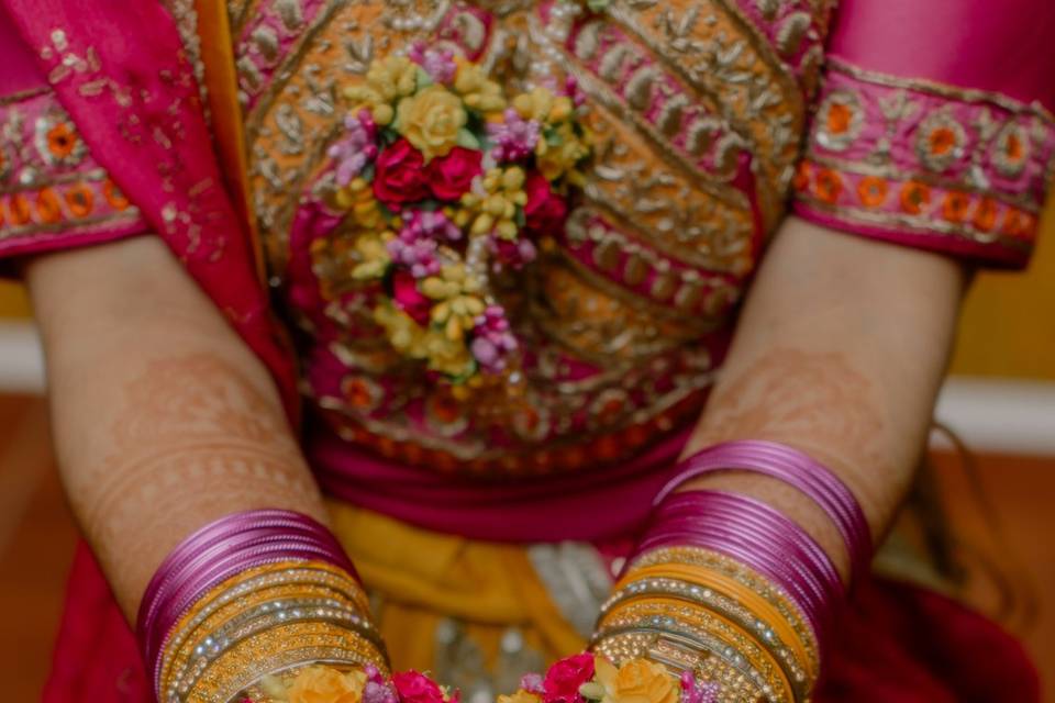 Henna design detail