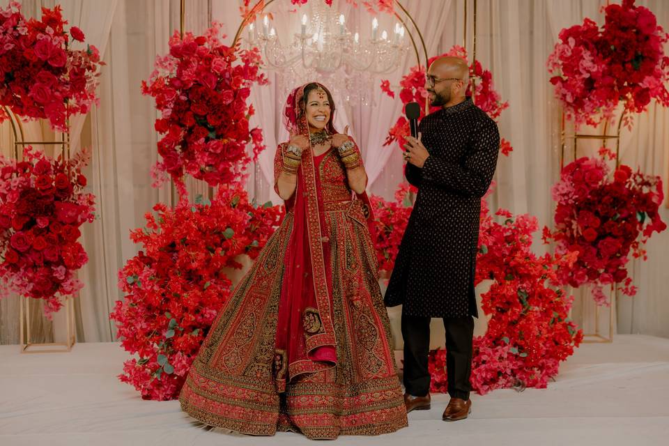 Colorful couple