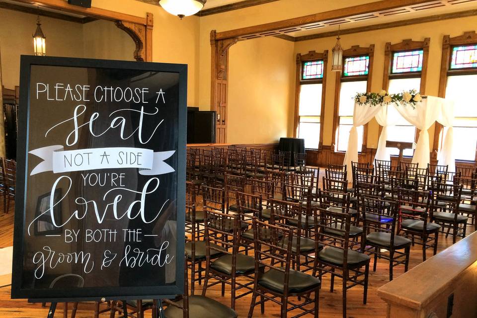 Best Place - The Great Hall Wedding