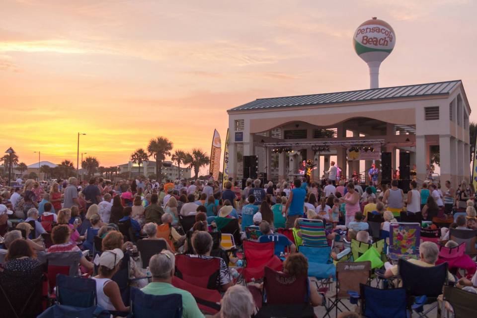 Bands on the Beach