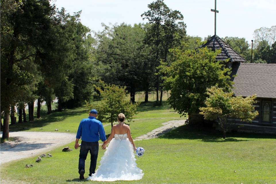 Couple walking