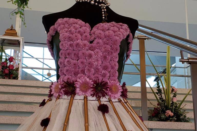 Floral Dress Display
