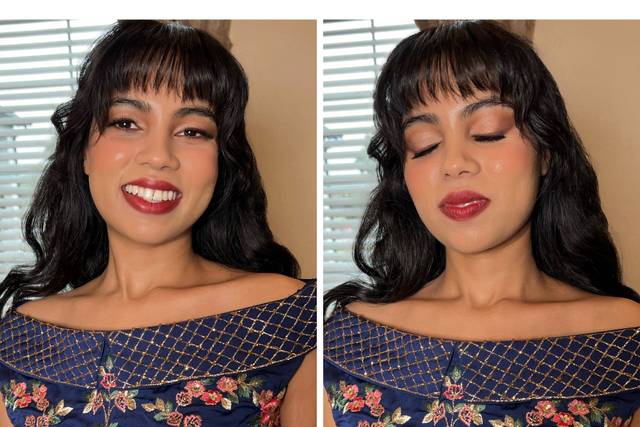 Indian bride natural makeup