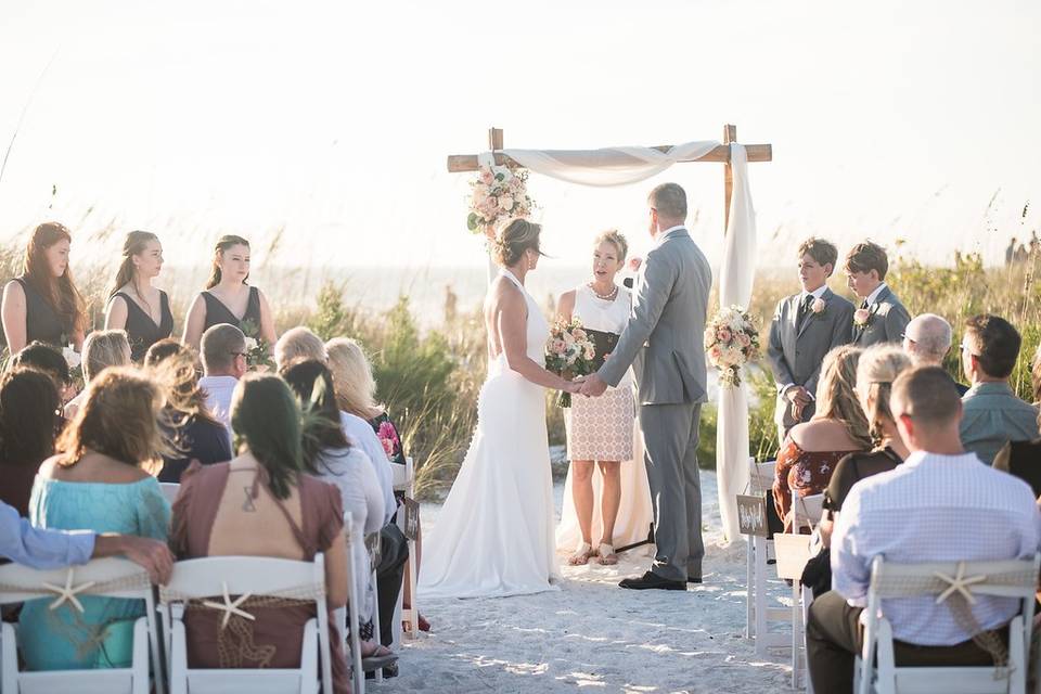 Idyllic ceremony site