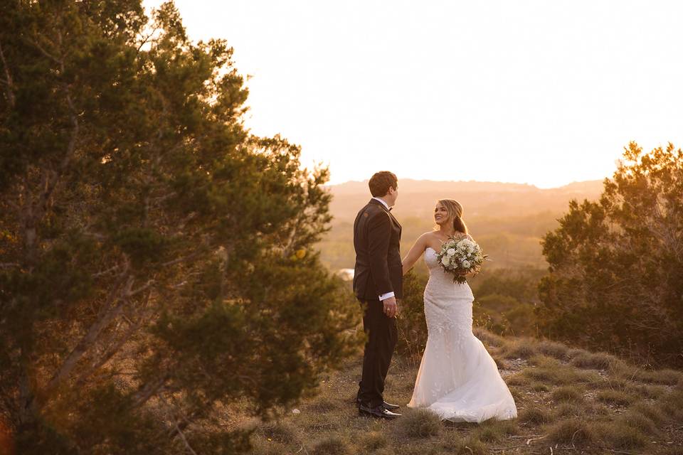 Hill country views-sunset