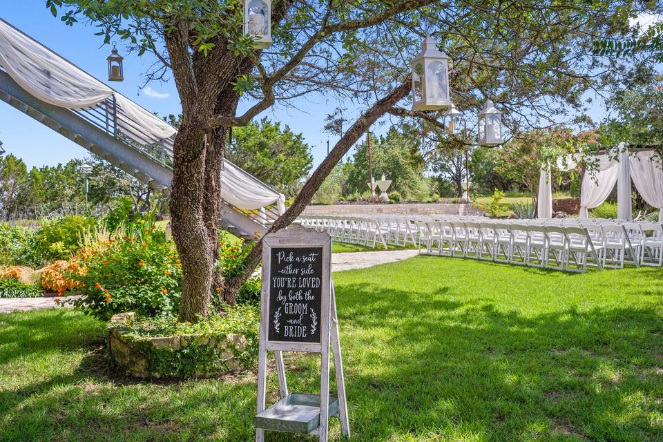 Ceremony area