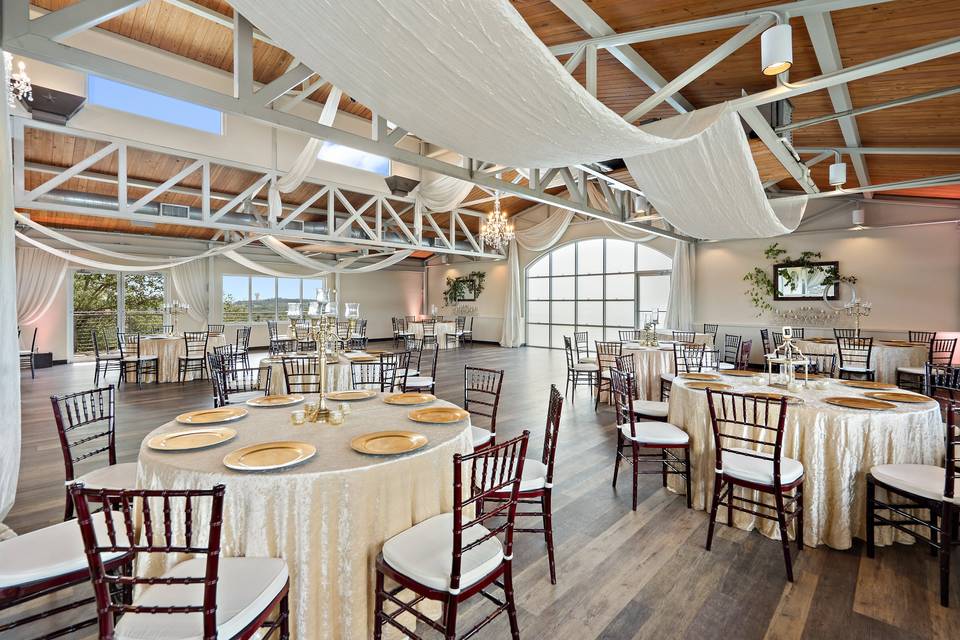 Ballroom view of dancefloor