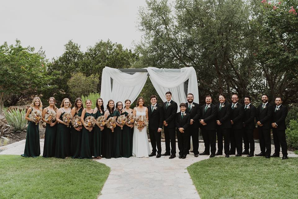 Bridal party photo