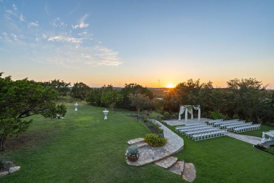 View from balcony