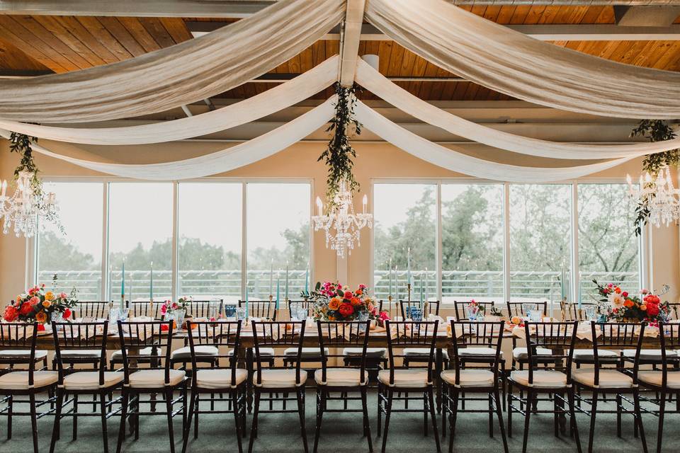 Kings table with farm table