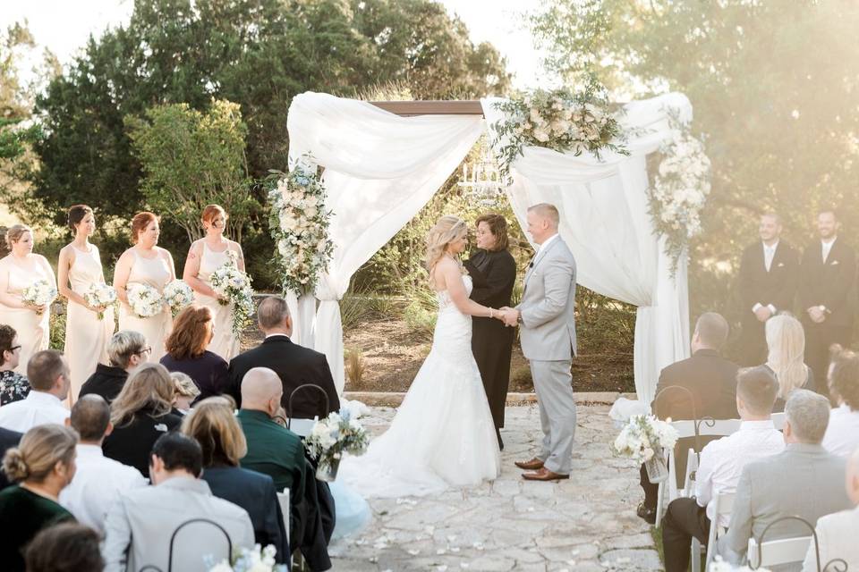 Spring sunset ceremony