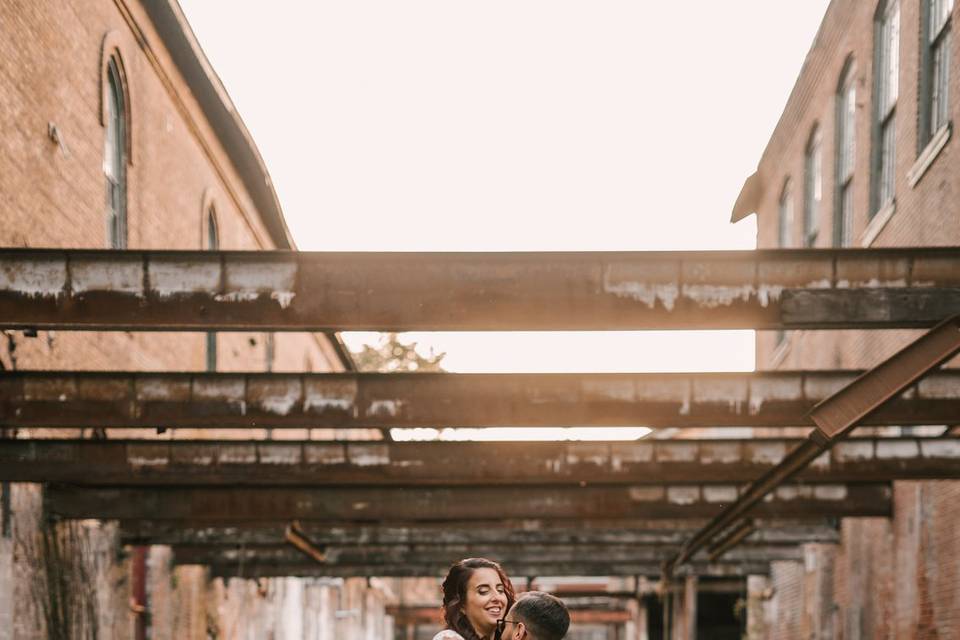 On the bridge